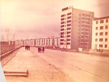 Улица Пионерская в районе городского парка. Общий вид, 1978. Основание: НГА. Ф.Ф, Оп.1, Д.898, Л.1